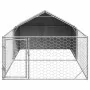Caseta perros exterior con corral 5x2x1,5 m acero galvanizado de , Casetas para perros - Ref: Foro24-3329236, Precio: 190,48 ...
