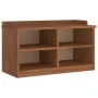 Banco de recibidor SANDNES madera maciza de pino 87x40x50 cm by , Benches for halls and storage - Ref: Foro24-4010457, Price:...