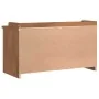 Banco de recibidor SANDNES madera maciza de pino 87x40x50 cm by , Benches for halls and storage - Ref: Foro24-4010457, Price:...
