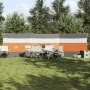 Cortaviento de camping impermeable gris naranja 508x130 cm de , Paravientos - Ref: Foro24-4009662, Precio: 35,44 €, Descuento: %