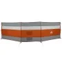 Cortaviento de camping impermeable gris naranja 508x130 cm de , Paravientos - Ref: Foro24-4009662, Precio: 35,44 €, Descuento: %
