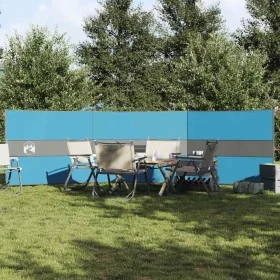 Cortaviento de camping impermeable azul 490x123 cm de , Paravientos - Ref: Foro24-4009655, Precio: 33,67 €, Descuento: %