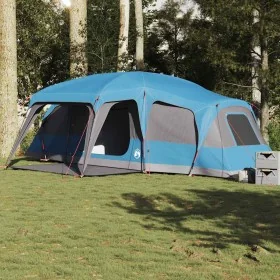 Tienda familiar con porche 9 personas impermeable azul de , Tiendas de campaña - Ref: Foro24-4009585, Precio: 325,79 €, Descu...