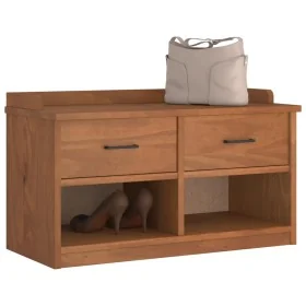 Banco de recibidor SANDNES madera maciza de pino 87x40x50 cm von , Bänke für Hallen und Lager - Ref: Foro24-4010460, Preis: 1...