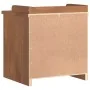 Banco de recibidor SANDNES madera maciza de pino 45x40x50 cm by , Benches for halls and storage - Ref: Foro24-4010448, Price:...