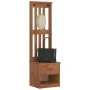 Perchero de entrada SANDENS 45x40x159,5cm madera maciza de pino by , Benches for halls and storage - Ref: Foro24-4010481, Pri...