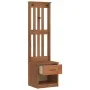 Perchero de entrada SANDENS 45x40x159,5cm madera maciza de pino by , Benches for halls and storage - Ref: Foro24-4010481, Pri...