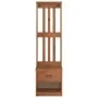 Perchero de entrada SANDENS 45x40x159,5cm madera maciza de pino by , Benches for halls and storage - Ref: Foro24-4010481, Pri...