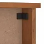 Perchero de pared SANDNES madera maciza de pino 87x12x35 cm de , Percheros para sombreros y abrigos - Ref: Foro24-4010469, Pr...