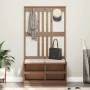 Perchero de entrada SANDENS madera maciza de pino 87x40x159,5cm by , Benches for halls and storage - Ref: Foro24-4010488, Pri...