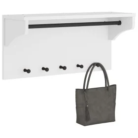 Perchero de pared SANDNES madera maciza pino blanco 87x30x42 cm by , Hat and coat racks - Ref: Foro24-4010474, Price: 68,23 €...