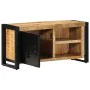 Mueble de TV madera maciza de mango rugosa 80x30x40 cm de , Muebles TV - Ref: Foro24-4013587, Precio: 201,69 €, Descuento: %