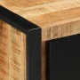 Mueble de TV madera maciza de mango rugosa 80x30x40 cm de , Muebles TV - Ref: Foro24-4013587, Precio: 201,69 €, Descuento: %