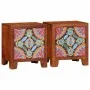 Mesita de noche 2 uds 40x30x45 cm madera maciza de acacia de , Mesitas de noche - Ref: Foro24-4016495, Precio: 155,65 €, Desc...