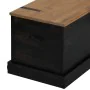 Baúl de almacenamiento HALDEN negro 91x48x47 cm madera maciza de , Baúles de almacenamiento - Ref: Foro24-4018404, Precio: 16...
