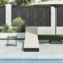 Tumbona plegable con cojín y espacio ratán sintético negro de , Tumbonas - Ref: Foro24-4104220, Precio: 240,75 €, Descuento: %