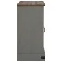 Aparador HALDEN 2 puertas correderas gris 112x40x80 cm de , Aparadores - Ref: Foro24-4018431, Precio: 274,62 €, Descuento: %