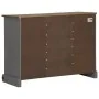 Aparador HALDEN 2 puertas correderas gris 112x40x80 cm de , Aparadores - Ref: Foro24-4018431, Precio: 274,62 €, Descuento: %