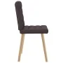 Sillas de comedor 2 unidades tela marrón oscuro de , Sillas de comedor - Ref: Foro24-4101095, Precio: 105,11 €, Descuento: %