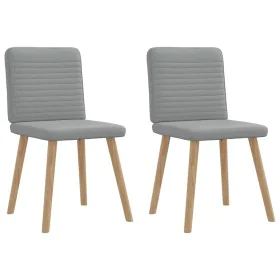 Sillas de comedor giratorias 2 unidades tela gris claro von , Essstühle - Ref: Foro24-4101144, Preis: 103,24 €, Rabatt: %