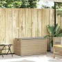 Banco de almacenaje con cojín beige 100 cm ratán sintético de , Bancos de jardín - Ref: Foro24-4104063, Precio: 133,40 €, Des...