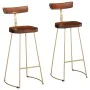 Taburetes de barra 2 uds 49x43x103 cm madera maciza de mango de , Taburetes de cocina - Ref: Foro24-4013518, Precio: 156,79 €...
