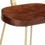 Taburetes de barra 2 uds 49x43x103 cm madera maciza de mango de , Taburetes de cocina - Ref: Foro24-4013518, Precio: 156,79 €...