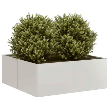 Jardinera 80x80x30 cm Acero inoxidable de , Maceteros y jardineras - Ref: Foro24-860805, Precio: 81,48 €, Descuento: %