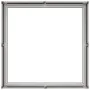 Jardinera 80x80x30 cm Acero inoxidable de , Maceteros y jardineras - Ref: Foro24-860805, Precio: 81,48 €, Descuento: %