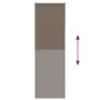 Estor Enrollable Opaco Color Café 45x175 cm Tela Ancho 40,7cm de , Persianas y estores - Ref: Foro24-4011013, Precio: 15,54 €...