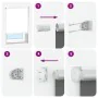 Estor Enrollable Opaco Blanco 50x130 cm Tela Ancho 45,7 cm de , Persianas y estores - Ref: Foro24-4011872, Precio: 16,42 €, D...