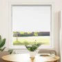 Estor Enrollable Opaco Blanco 105x150 cm Tela Ancho 100,7 cm de , Persianas y estores - Ref: Foro24-4011909, Precio: 19,97 €,...