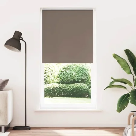 Estor Enrollable Opaco Color Café 115x230cm Tela Ancho 110,7cm de , Persianas y estores - Ref: Foro24-4011079, Precio: 24,50 ...