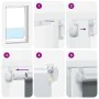 Estor Enrollable Opaco Blanco Roto 50x150cm Tela Ancho 45,7cm de , Persianas y estores - Ref: Foro24-4011638, Precio: 15,37 €...