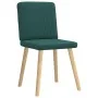 Sillas de comedor 2 unidades tela verde oscuro de , Sillas de comedor - Ref: Foro24-4101202, Precio: 101,95 €, Descuento: %