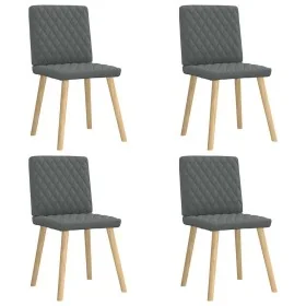 Sillas de comedor giratorias 4 unidades tela gris oscuro von , Essstühle - Ref: Foro24-3315222, Preis: 199,31 €, Rabatt: %