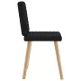 Sillas de comedor 4 unidades tela negras von , Essstühle - Ref: Foro24-3315276, Preis: 198,40 €, Rabatt: %