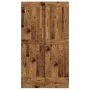 Estantería madera ingeniería madera envejecida 82,5x30,5x150 cm de , Librerías y estanterías - Ref: Foro24-3345215, Precio: 1...