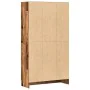 Estantería madera ingeniería madera envejecida 82,5x30,5x150 cm de , Librerías y estanterías - Ref: Foro24-3345215, Precio: 1...