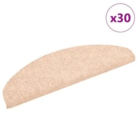 Alfombrilla autoadhesiva escalera 30 uds crema 65x21x4 cm de , Alfombrillas para escalones - Ref: Foro24-3365655, Precio: 81,...