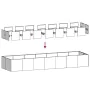Jardinera acero blanco 280x80x40 cm de , Maceteros y jardineras - Ref: Foro24-860760, Precio: 143,22 €, Descuento: %