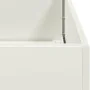 Jardinera acero blanco 280x80x40 cm de , Maceteros y jardineras - Ref: Foro24-860760, Precio: 143,22 €, Descuento: %