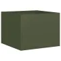 Jardinera acero verde oliva 40x40x30 cm de , Maceteros y jardineras - Ref: Foro24-860797, Precio: 43,20 €, Descuento: %