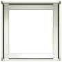 Jardinera acero blanco 40x40x30 cm de , Maceteros y jardineras - Ref: Foro24-860795, Precio: 49,19 €, Descuento: %