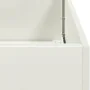 Jardinera acero blanco 40x40x30 cm de , Maceteros y jardineras - Ref: Foro24-860795, Precio: 49,19 €, Descuento: %