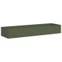 Jardinera acero verde oliva 280x80x40 cm de , Maceteros y jardineras - Ref: Foro24-860762, Precio: 151,75 €, Descuento: %