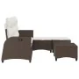 Set de sofás de jardín en forma de L con cojines 3 pzas marrón de , Conjuntos de jardín - Ref: Foro24-3328639, Precio: 508,12...