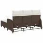 Set de sofás de jardín en forma de L con cojines 3 pzas marrón de , Conjuntos de jardín - Ref: Foro24-3328639, Precio: 508,12...