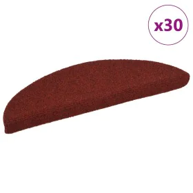 Alfombrilla autoadhesiva escalera 30 uds rojo 56x17x3 cm de , Alfombrillas para escalones - Ref: Foro24-3365683, Precio: 71,8...