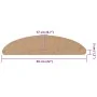 Alfombrilla autoadhesiva escalera 20 uds beige 56x17x3 cm de , Alfombrillas para escalones - Ref: Foro24-3365894, Precio: 48,...